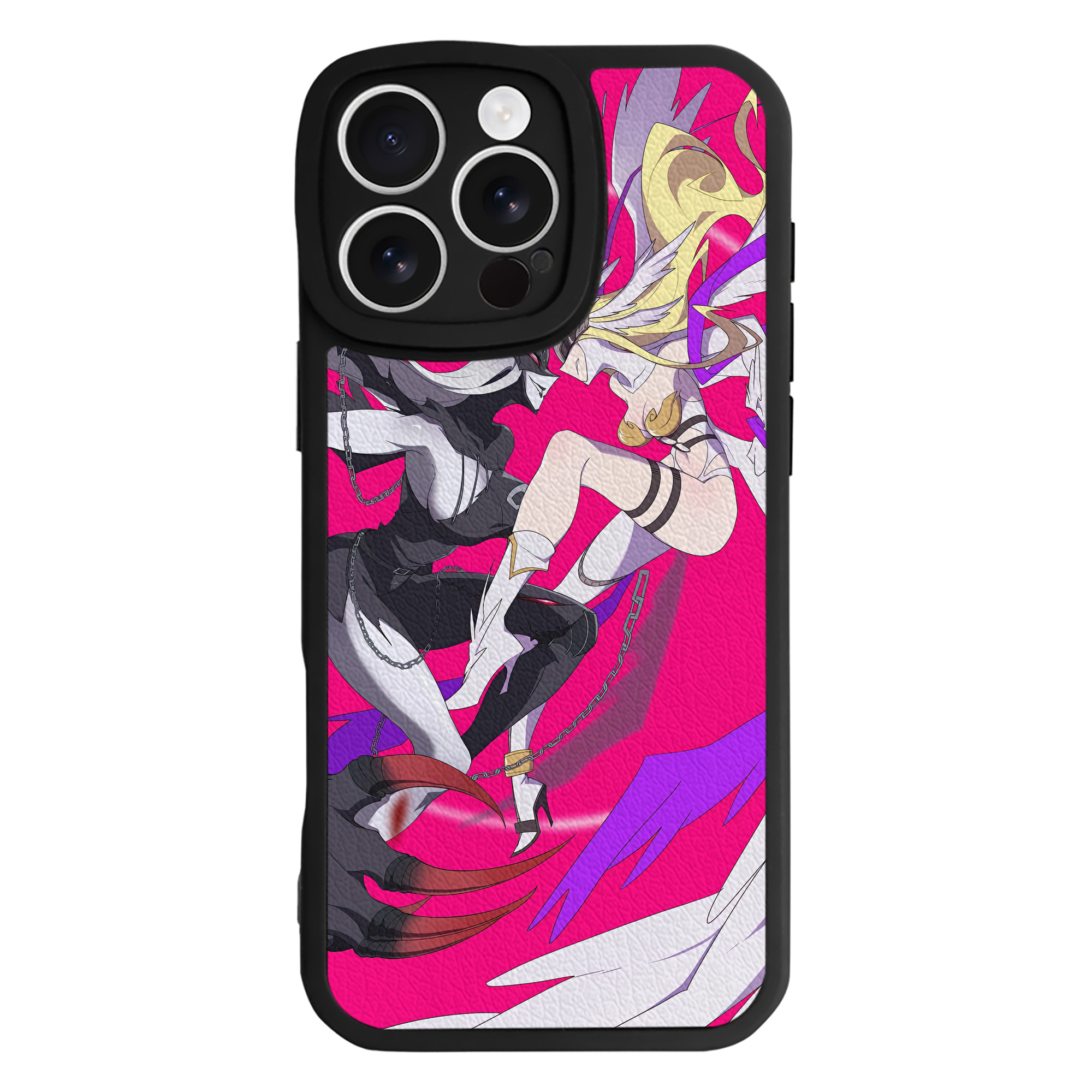 （画像用） Digimon デジタルモンスター/デジモン 【iPhone 16シリーズ対応】シリコンスマホケース（レザー調） 材質：シリコン